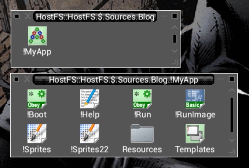 RISC OS Application directory structure